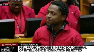 MPs reject Reverend Frank Chikane's nomination for head of intelligence position