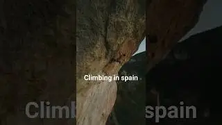 Climbing in spain #climbing #spain Miguel con su pedazo de proyecto