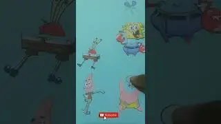 Spongebob Squarepants and friends 😜 wrong head change 🔥 funny character change 😂 #shorts #spongebob