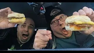 McDonald's New Hot Honey Sausage Egg Biscuit Review (Whats our Take On It ???)