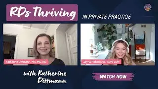 Building a Sustainable Non-Diet Practice | RDs Thriving in Private Practice with Zayna Flahaut