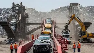 30 Most Insane Shredding & Crushing Machines That Obliterate Everything | Scrap Processing #1