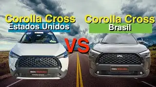 Desafio definitivo! Corolla Cross dos Estados Unidos contra o Corolla Cross brasileiro!