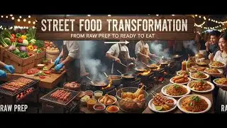 From Raw Prep to Ready to Eat  Street Food Transformation