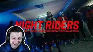 Ay Huncho (ft. Hooks, Hooligan Skinny, ENZO and NASA NOVA) Night Riders - UK Reaction