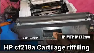 Hp mfp M132nw/104a/M104/M104w Toner Cartridge Refill ! Hp M134nw/104 प्रिंटर कर्टिज मे टोनर कैसे भरे