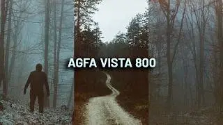 The First Snow with Agfa Vista 800 - winter photo walk with expired film | Film photography
