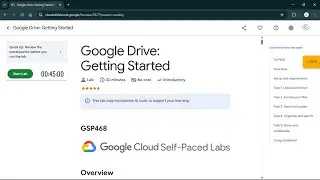 Google Drive: Getting Started | #qwiklabs | #GSP468