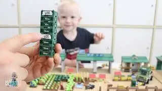 Farm Lego - Building Lego Farm Cows, Tractor, Honey. Corn crops, Tractor - Marley Mercury and Daddy