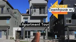 I Found This 3 Story Townhouse with Storefront In Chandler AZ | Apartment Tour