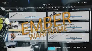 Warframe | Claiming & Equipping EMBER Warframe/ Backdraft Helmet/ Phoenix Helmet (Subscribe)
