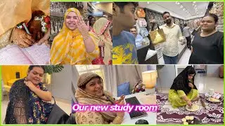 Riza Rehan ki final Taiyari ho gayi ✅ | shadi mein ye missing tha 😞 | our new study Room | vlog