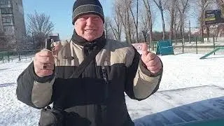 1.02.2026г выгул собачек моих ,в чудесный морозный денечек ,Харьков