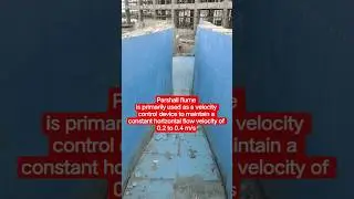 Parshall flume !! #velocity #construction #wtp #heavycivil #foryou #tretment #explore #viral #civil