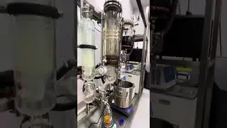 DOVMX cannabis oil molecular distillation equipment with automatic discharge pump