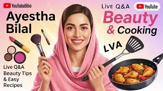 Live channel Ayesha Bilal beauty and cooking