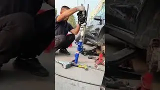 🚗 ABM Shock Absorber Upgrade 🔧 | Car Suspension Installation | Smooth&SafeDrive | AutoRepair #short