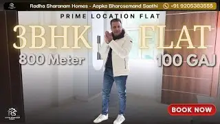 3BHK Flat in 100 Gaj | Dwarka Mor Prime Location | 2 Side Open Independent Builder Floor