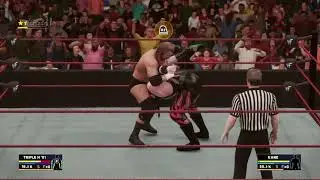 WWE 2K18 WWF Raw 99' Kane vs HHH