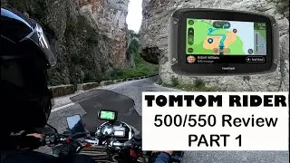 TomTom Rider 500/550 Unboxing Setup & Review Part 1