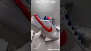 Кроссовки Dunk NIKE Low Retro PRM Year Of The Rabbit White Crimson Varsity Royal Цена 15890💐