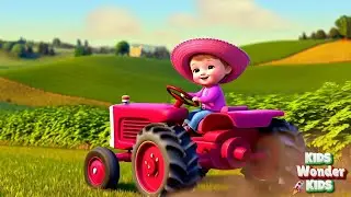 🚜👧 Lily the Farmer: A Tractor Ride! Kids Song | Farm Adventures & Growing Food!