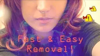 Fastest Way to Remove Septum Clicker!!