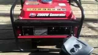 All Power 2000 Watt Generator - How It Runs