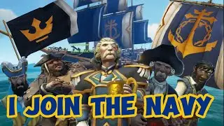 Sailing as a Naval Officer in Sea of Thieves