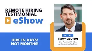 Remote Candidate Testimonial | eShow x CloudTask