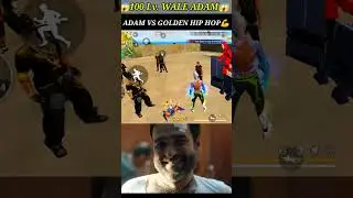 Badge 99 Vs Me Gloo wall verses😱 Adam Vs Hip Hop - Garena free fire Max #shorts #freefire
