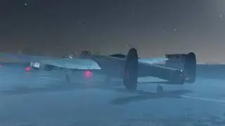 WWII RAF Lancaster - Night Flight Ops Out Of RAF North Killingholme