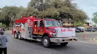 Angelo State University Homecoming Parade Emergency Vehicles Code 3