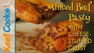 Minced Beef Pasty with Cheese-Stuffed Crust