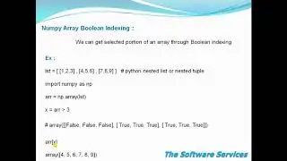 09  NumPy Array Boolean Indexing
