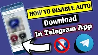 How To Disable Auto Download In Telegram || Telegram Me Auto Download Kaise Stop Kare