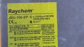 Raychem (JBU-100-EP) Explosion proof components/ electrical distribution board.