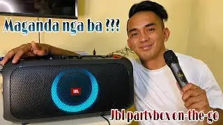 UNBOXING JBL PARTYBOX ON-THE-GO /SPEAKER