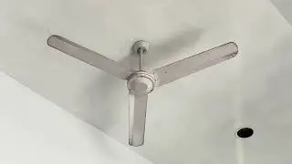 NuTone Pro-Line Industrial Ceiling Fan 56&rdquo; At Frozen Yogurt Place 