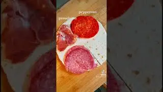 tik tok tortilla wrap hack - charcuterie without the board