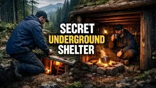 I Built a Secret Underground Shelter Beneath a Forest Nobody Knows Exists | Survival ASMR 