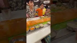 Bahubali Dosa 🥘😋 | Huge | South Indian #dosa #dish #big #long #hotel #restaurant #mustwatch