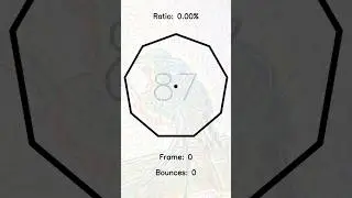 Guess which angle has the most bounces #ball #nonagon #bounce #viral #trial #satisfying #fun #art