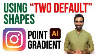 instagram logo using point gradient - Illustrator Tutorial