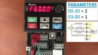 Delta MS300 0-10V Analog Input Speed Reference