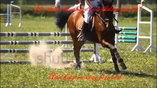 Nobody, is gunna hit as hard as life ~Inspirational Horse Speech~