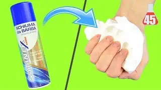 PASTA MODELLABILE con schiuma da barba | CREAZIONE FAI DA TE