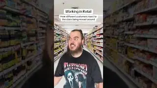 Different customers reactions to the store being moved around | Retail Life #retail #shorts