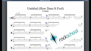 Untitled How Does It Feel Rockschool Debut grade Drums