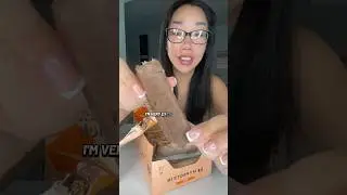 Taste testing another protein bar 👀👀👀 #protein #tastetest #food